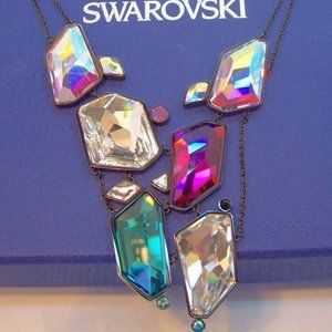 Swarovski Signed Rocket Necklace